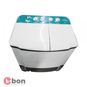 Machine à laver Sémi-Automatique capacité 7kg de marque HISENSE-couleur Argent -en vente au cameroun 2023-09-22