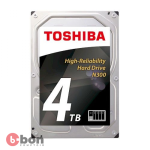 TOSHIBA – Disque dur Interne – N300 – 4To – 7 200 tr/min – 3.5 2023-09-24