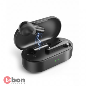 Nillkin True Bluetooth Earbuds TWS Écouteurs sans fil Écouteurs intra-auriculaires Bluetooth Casque stéréo (Bluetooth 5.0, son stéréo Hi-Fi, temps de lecture total de 24 heures) – couleur: Noir / Rouge en vente au cameroun 2023-12-01