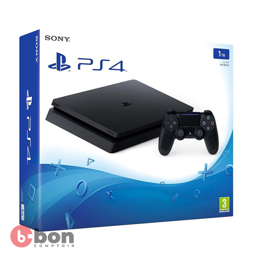 Console jeux vidéo PlayStation model 4 SLIM 1To black en vente au cameroun  - Bon Comptoir