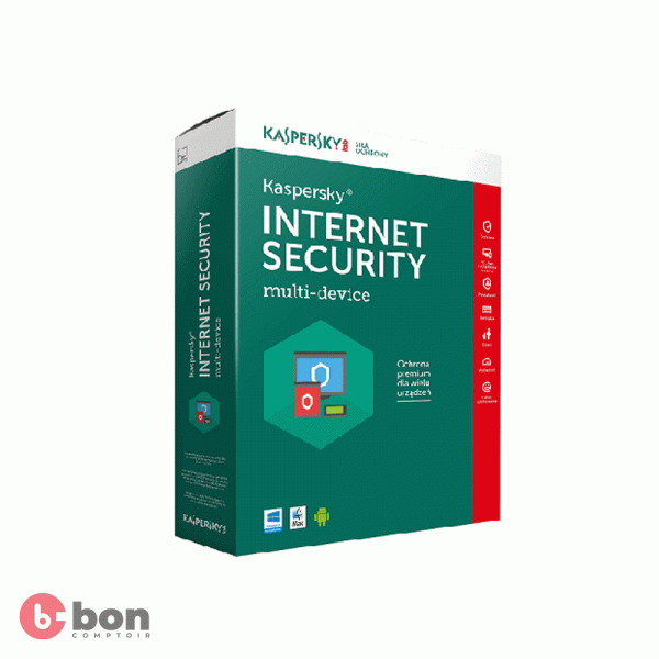 Kaspersky Internet Security – 2 Postes – en vente au Cameroun. 2024-05-04 2