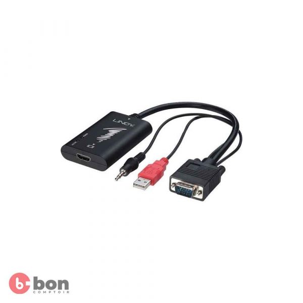 adaptateur VGA+Audio vers HDMI meiileure offre au Cameroun 2024-05-16 2