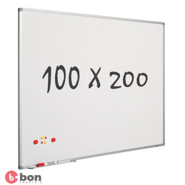 Tableau magnétique 100x200cm avec étagère à crayons /Tableau feutre mural Mur magnétique en vente au Cameroun bon prix 2023-09-22 2