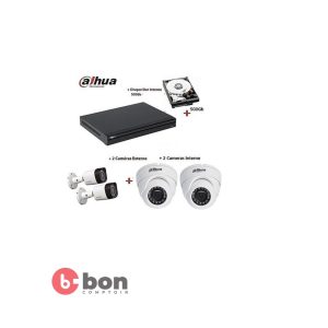 Kit de 4 cameras DAHUA de 5MP sans disque dur 2023-12-04