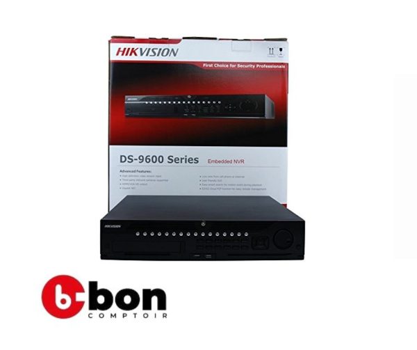 Hikvision DS-9664NI-I8 NVR 
64 canaux 12MP 4K
en vente au Cameroun