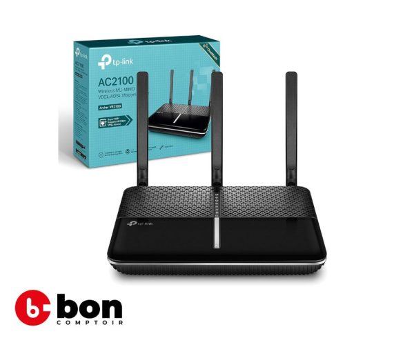 Modem routeur sans fil MU-MIMO VDSL/ADSL TP-LTinte AC2100 en vente au Cameroun