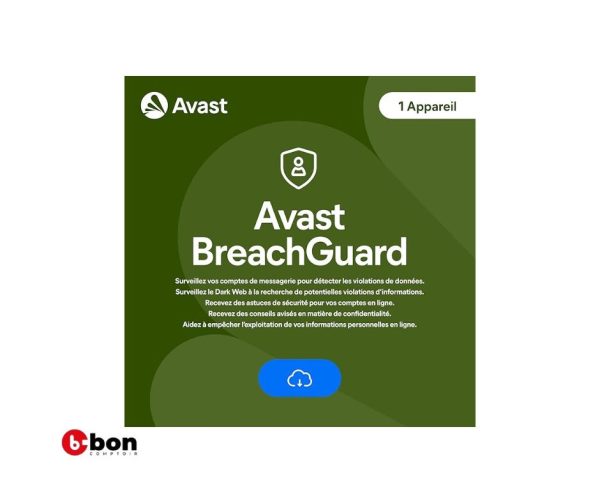 Avast BreachGuard 2025 pour 1appareil en vente au cameroun
