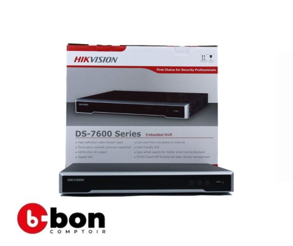 Hikvision DS-7732NI-Kch 8MP 
CHK 32 CANAUX h SATA
(MAIS POE) HVR
en vente au Cameroun