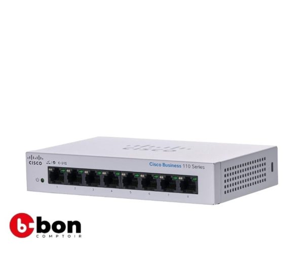 Cisco Business CBS110-8T-D Unmanaged Switch-8 GE Ports 
en vente au cameroun