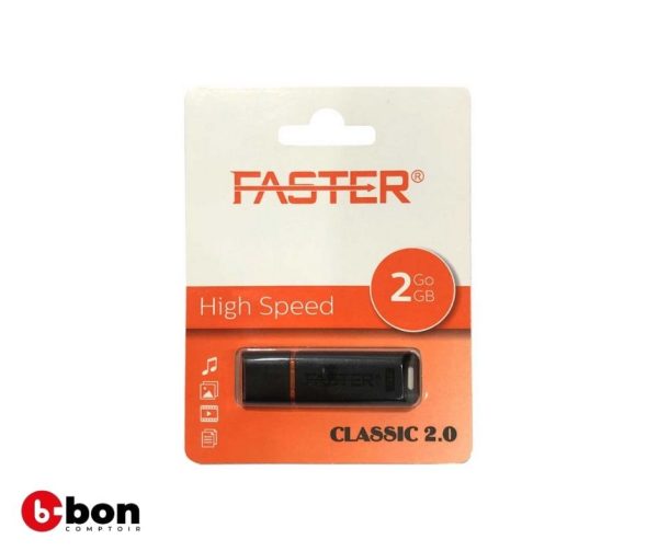 Clé USB Faster Classic 2.0 2GB (FU-217) en vente au Cameroun