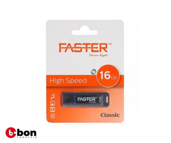 Clé USB Faster Classic 2.0 16GB (FU-217)
en vente au Cameroun