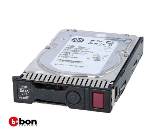 Disque dur serveur HP 658079-B21 SATA 2To Noir en vente au Cameroun