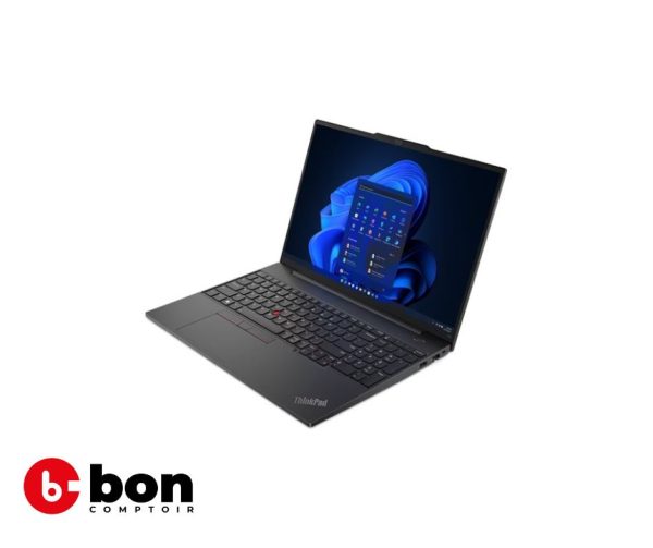 Lenovo ThinkPad E16 Gen 1 - 16" - i7 - 16 Go RAM - 512 Go SSD