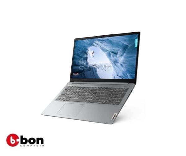 Portable LENOVO Ideapad IP1 15ALC7 AMD Ryzen5 5500U 8GB DDR4 512GoSSD Integrated Intel UHD Graphics 15,6"FHD IPS 250nits Win11H Gris 82R4007BFR en vente au Cameroun