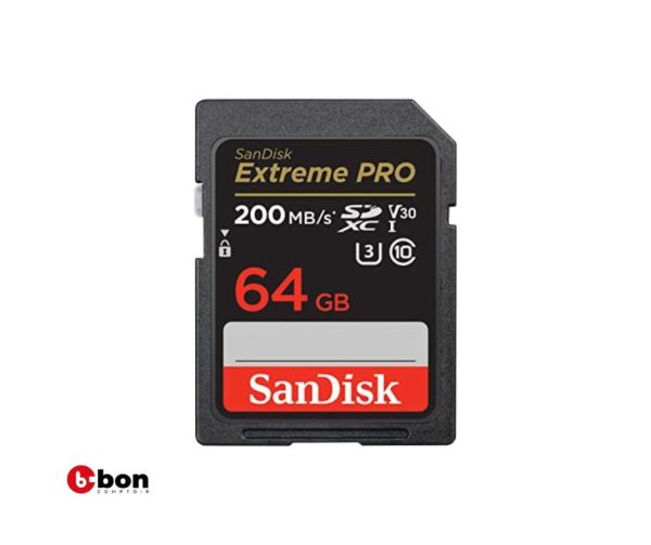 Carte mémoie SanDisk SD 64 Go Extreme PRO SDXC en vente au cameroun