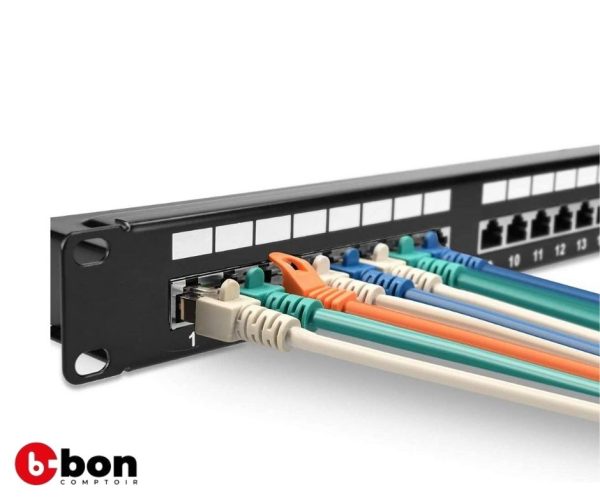 Panneau de brassage Cat6 24ports avec prise jack
en vente au Cameroun