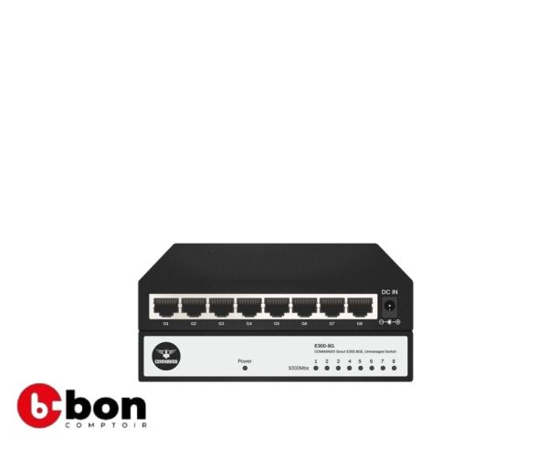 Switch COMMANDO Scout E300 8GE Full PoE/PoE+, 2GE Uplinks, 130W en vente au cameroun