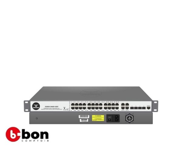 Switch COMMANDO Soldier E2000 24GE Full PoE/PoE+, 4GE/4SFP Combo Uplinks, 450W, Equivalent CISCO C9200L-48P-4G-E en vente au cameroun