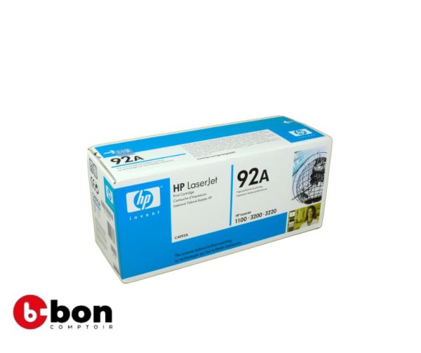 Cartouche de toner HP 92A Black LaserJet
en vante au cameroun