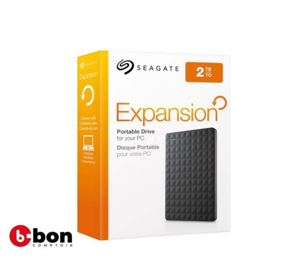 Disque dur externe Seagate 
Expansion HDD 2To, TB
en vente au Cameroun