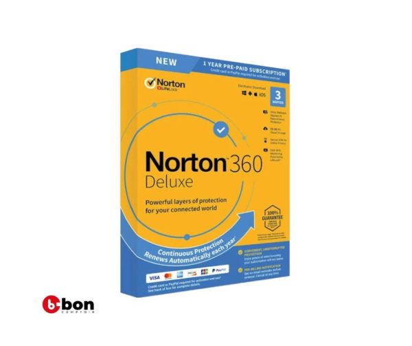 Norton 360 Deluxe 3 appareils 1ans + Jottacloud en vente au cameroun