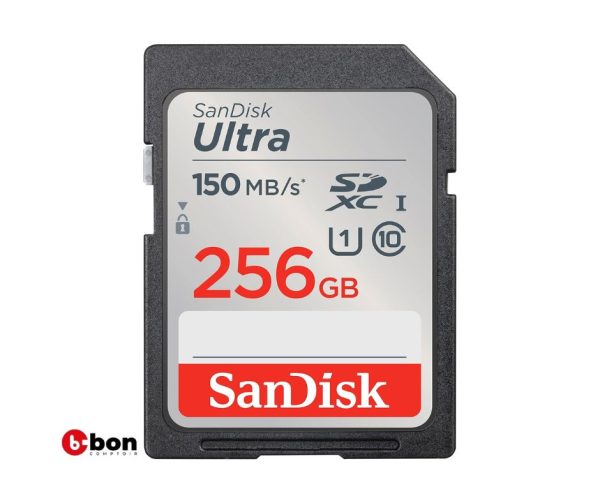 Carte mémoire SANDISK SD CARD ULTRA CLASS10 256GB en vente au Cameroun