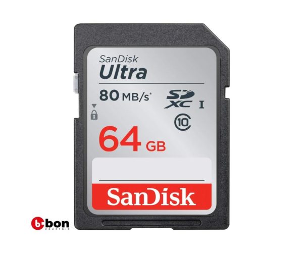 Carte mémoire SANDISK SD CARD ULTRA CLASS10 64GB en vente au Cameroun