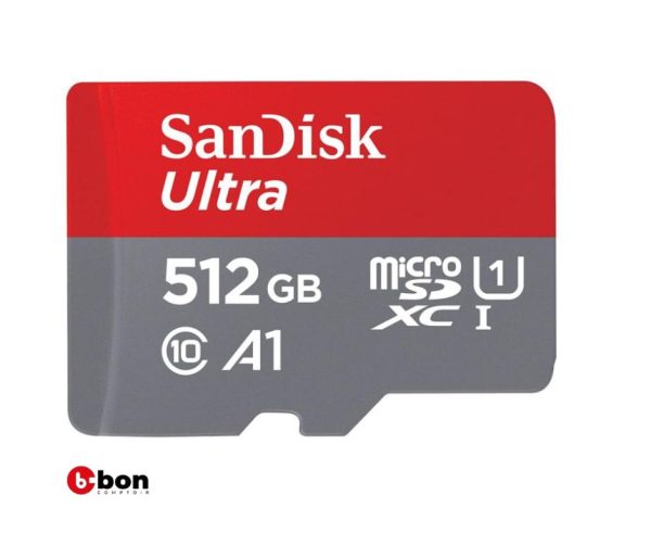 Carte mémoire SANDISK MICROSD ULTRA CLASS10 512GB en vente au cameroun