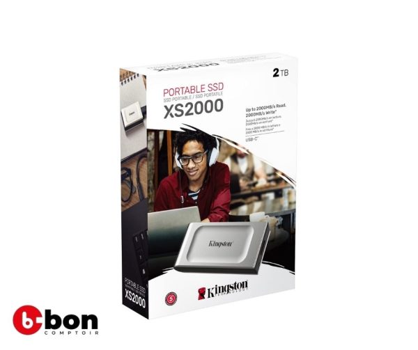 Disque dur SSD Kingston portable
SSD 2TO XS2000
en vente au Cameroun