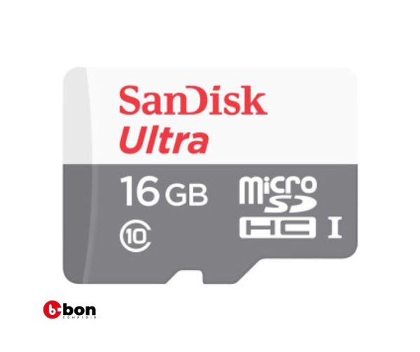 Carte mémoire SANDISK MICROSD ULTRA CLASS10 16GB en vente au cameroun