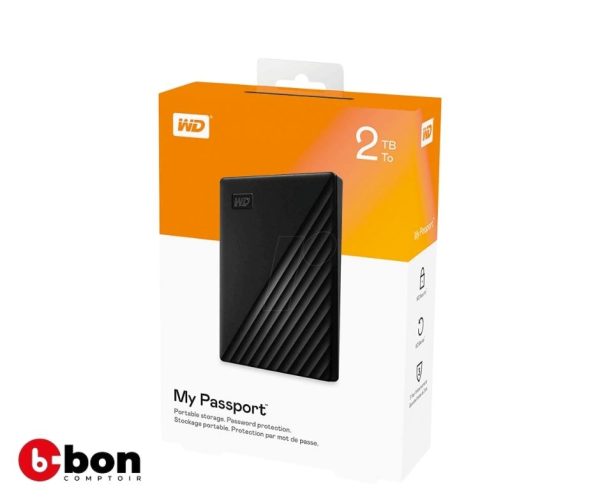 Disque dur externe 
WD My Passport HDD 2To
en vente au Cameroun