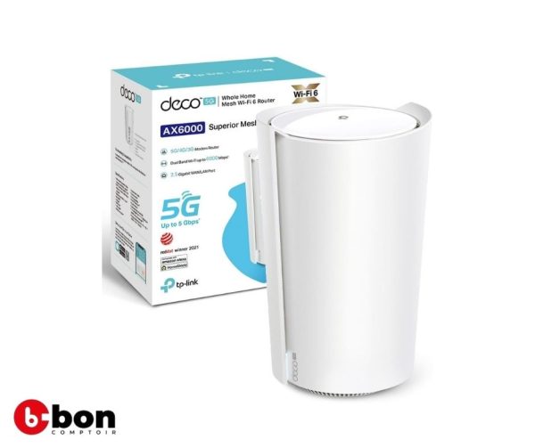 Routeur Wi-Fi 6 Mesh Home TP-Link AX6000 Deco X80-5G-1Pack
en vente au Cameroun