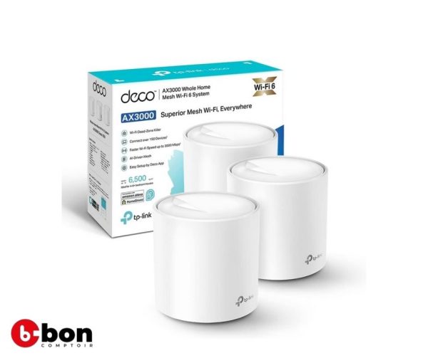Routeur sans fil Tp-Link Mesh pour toute la maison Ax3000 Deco X50 (lot de 3) en vente au Cameroun