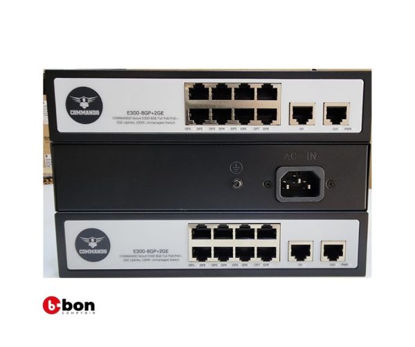 Switch COMMANDO  E300-8GP+2GE Scout E300 8GE Full PoE-PoE+ en vente au Cameroun