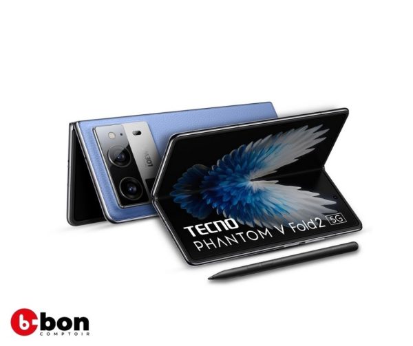 Téléphone Tecno Phantom V Fold2 512 Go 12 Go RAM Écran externe pliable 7,85" en vente au Cameroun