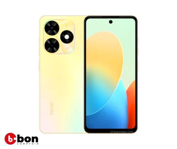 Téléphone Tecno Pop 8 64 Go 3Go RAM 6.6" 5000mAh 13MP/8MP 4G LTEen vente au Cameroun