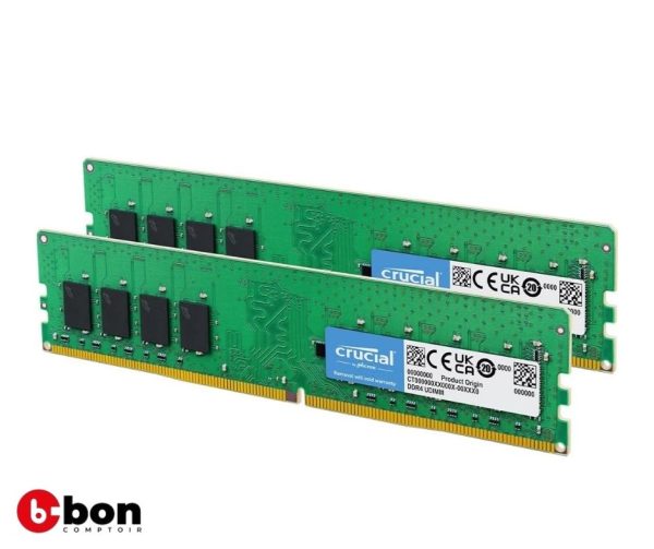 Mémoire vive Crucial 8 Go DDR4 Desktop 2400 MHz
en vente au Cameroun