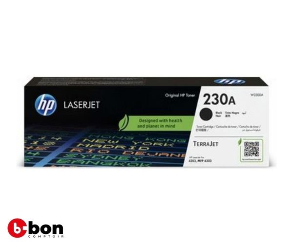 Cartouche toner LaserJet HP 230A W2300A Noir original en vente au Cameroun