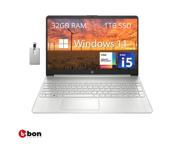 Ordinateur portable HP Intel Core i5-1135G7 de 15,6 pouces en vente au cameroun