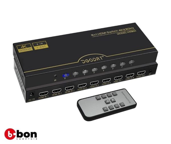 Lecteur Multimedia HDMI 8 VOIESen vente au Cameroun