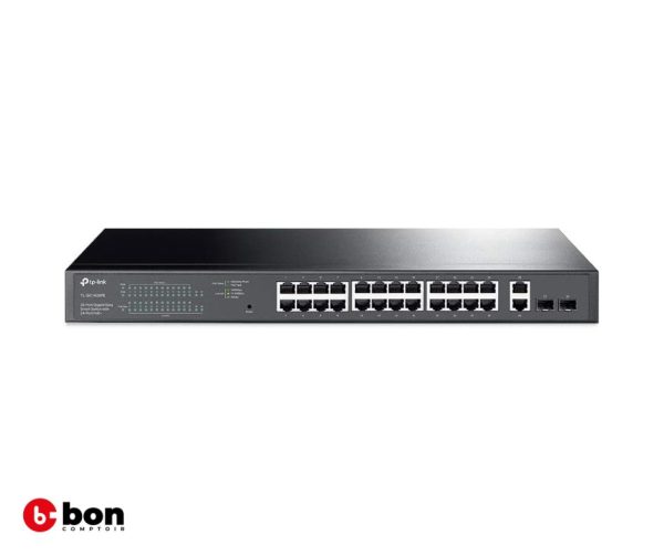 Tp-Link 28 Port Gigabit Easy Smart Switch With 24 port PoE+ SG1428PE
en vente au cameroun