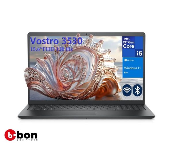 Laptop Dell  i5-1334U 16GB 512GB SSD 15.6" FHD W11 Eng KB Vostro 3530
en vente au Cameroun