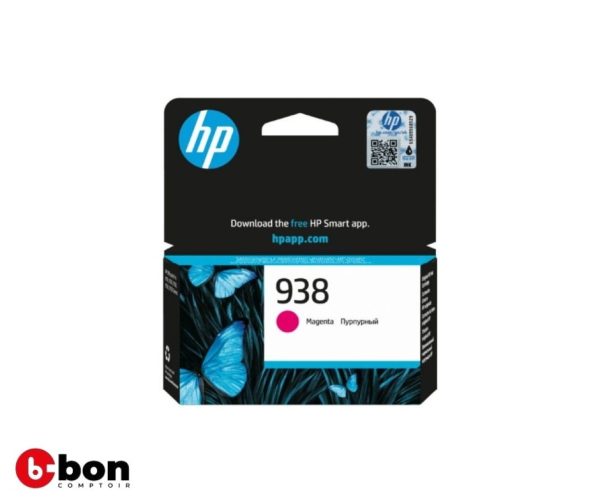 Cartouche magenta HP 938 – 4S6X6PE (800 pages)
en vente au Cameroun