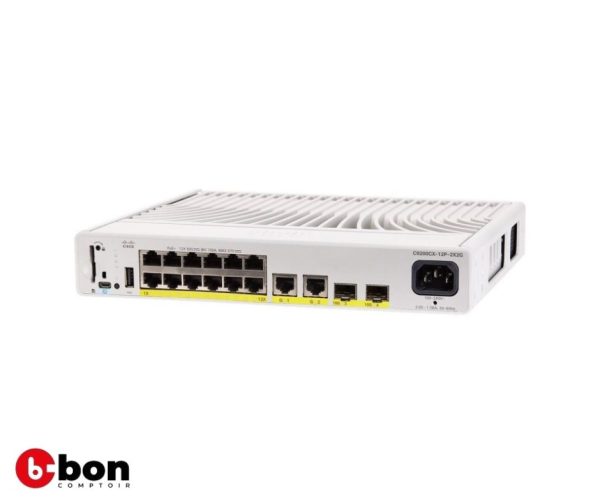 Commutateur compact Catalyst 9000, 12 ports, données uniquement, Essentials
en vente au Camroun