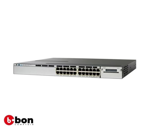 Commutateur Cisco Catalyst  WS-C3750X-24P-L
en vente au Cameroun