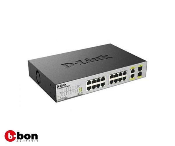 Switch D-Link DES-1018P 16
Ports POE Méga fast Ethernet
en vente au Cameroun