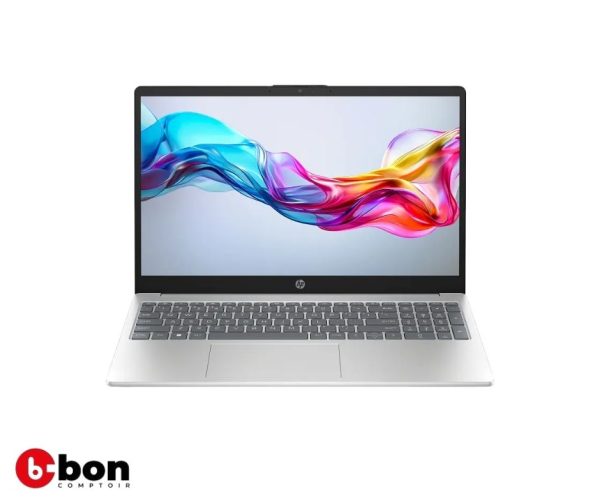Ordinateur portable HP i3-1315U 4 Go, SSD 256 Go, écran Full HD 15,6 pouces, DOS, argent naturel 15-fd0532nia
en vente au Cameroun