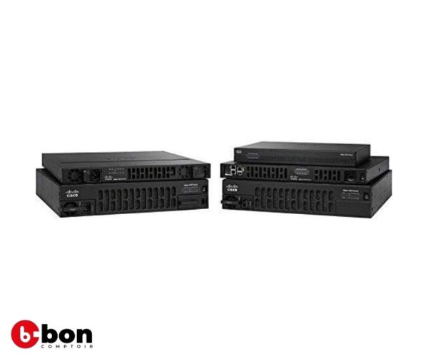 Routeur Cisco ISR 4331 avec licences UC et Sec, PVDM4-32, CUBE-10
en vente au Cameroun